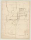 Chambord - "Plan du fief de Montrimé à Chambord et du village de La Davière. Carte n° 1. Montrimé. 1738". *
