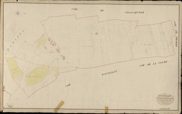 Cissey. Section B _ de la Mare des Peuples et d'Autrebois _ 2e et dernière Feuille