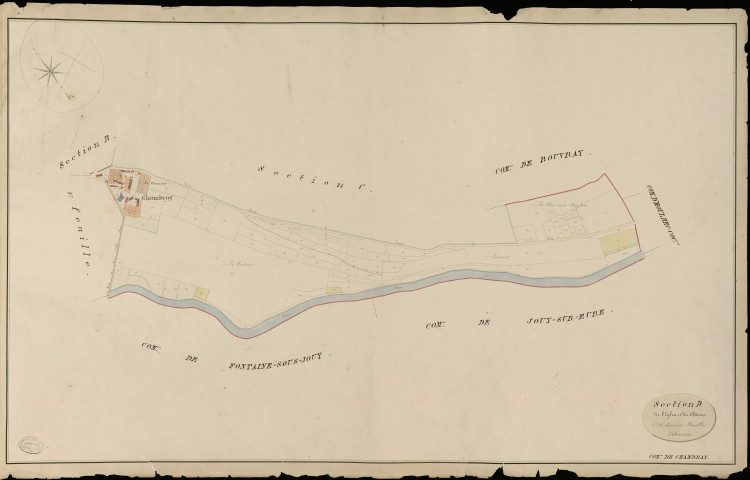 Chambray. Section D _ de l'Eglise et du Château _ 2e et dernière Feuille