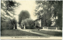 Bernouville. Usine de Bernouville - Jardin et habitation.