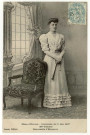 Evreux-Ville. Fêtes d'Evreux - 5 Mai 1907 - Mlle Fischer, Demoiselle d'Honneur.