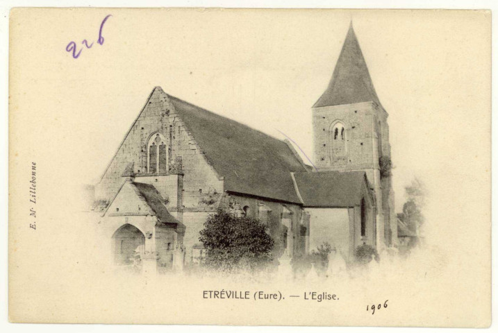 Étréville. L'Eglise.