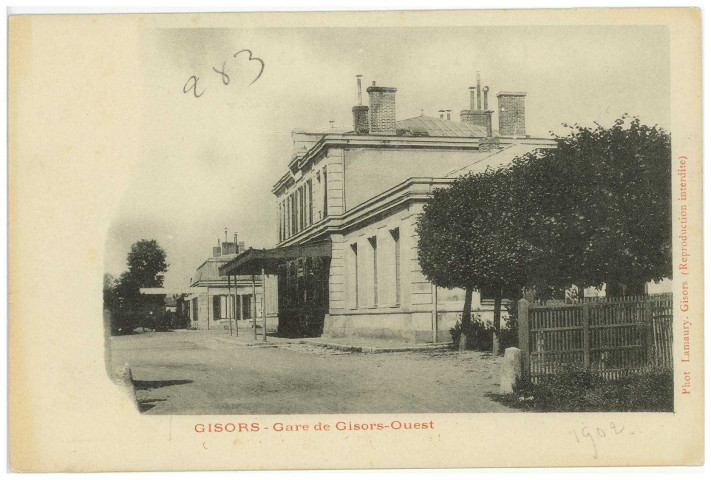Gisors. Gare de Gisors-Ouest.