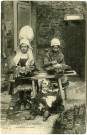 Divers. Scènes de la Vie Normande. - La Dentelle au fuseau.