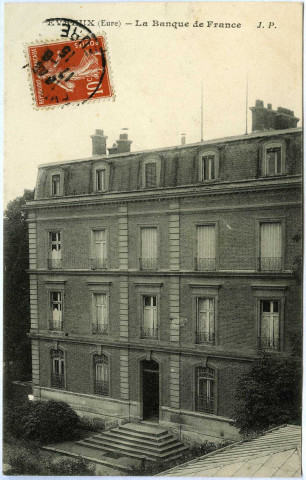 Evreux-Ville. La Banque de France.