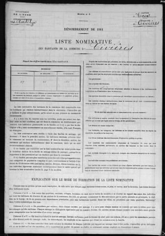 CIVIERES 1911