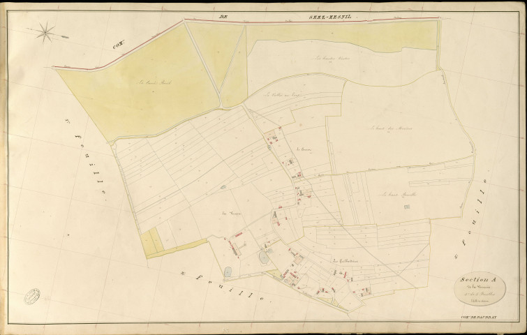 Beaubray. Section A _ de la Verrerie _ 4e de 5 Feuilles