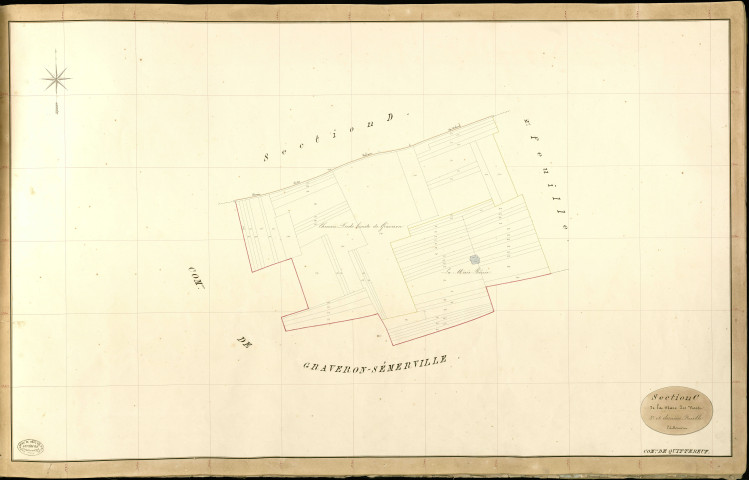 Quittebeuf. Section C _ de la Mare des Noes _ 3e et dernière Feuille