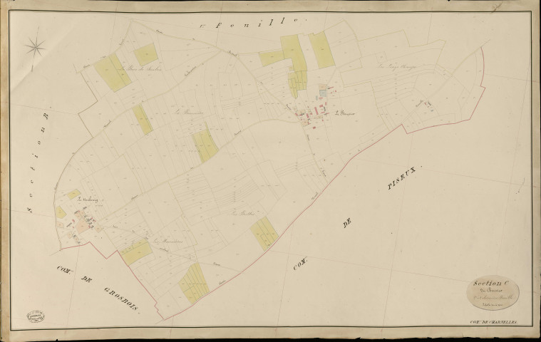 Charnelles. Section C _ du Bouvier _ 2e et dernière Feuille