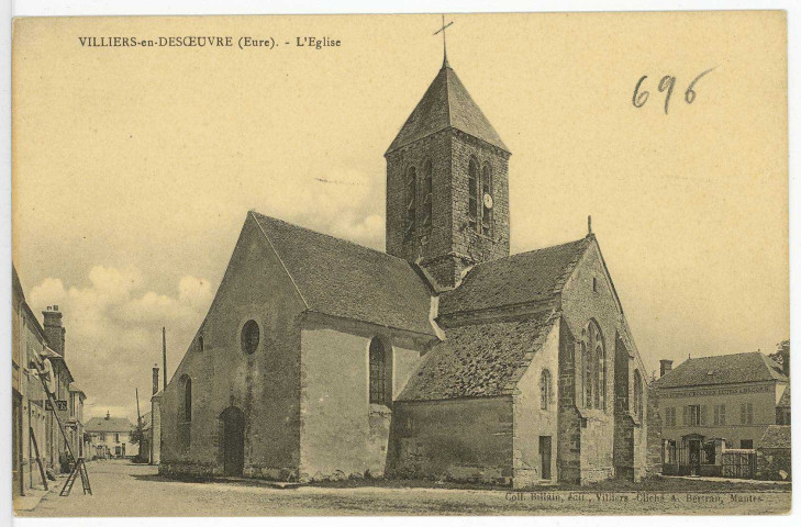 Villiers-en-Désoeuvre. L'Eglise.
