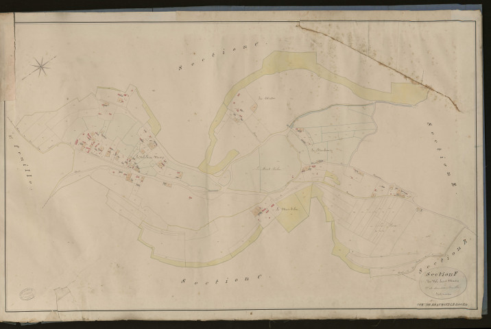 Beaumont-le-Roger. Section F _ du Val Saint Martin _ 2e et dernière Feuille
