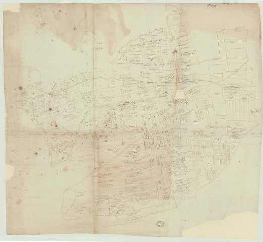 Selles - Plan de la seigneurie. *