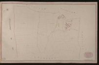 Bézu-le-Long. Section D _ de Thieulay et du Mesnil _ 1re de 2 Feuilles