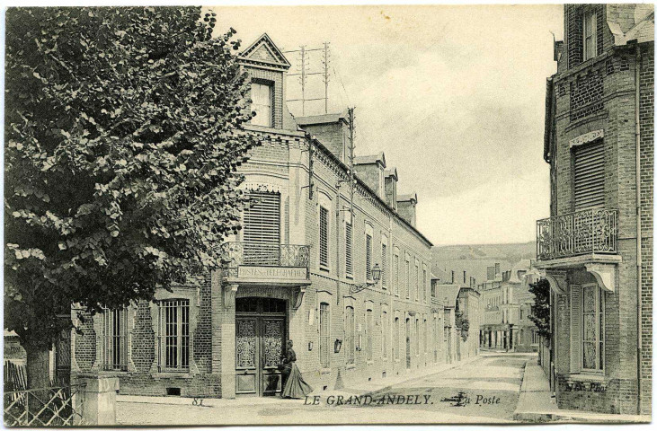 Andelys (Les). Le Grand Andely - La Poste.