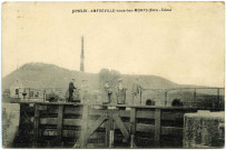 Amfreville-sous-les-Monts. Jumelin. - Amfreville-sous-les-Monts (Eure). - Ecluse.