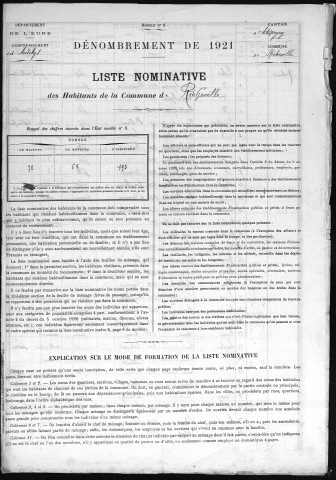 RICHEVILLE 1921