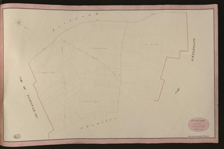 Doudeauville-en-Vexin. Section C _ du Vexin _ 1re de 2 Feuilles