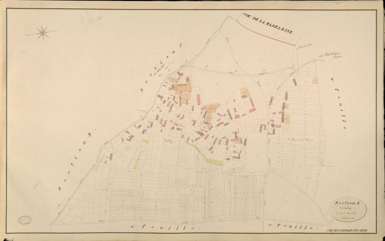 Saint-Germain-sur-Avre. Section A _ de Toislay _ 3e de 4 Feuilles