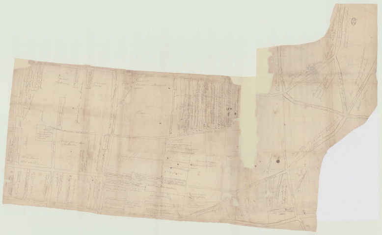 Beaumontel - Plan de la paroisse de Beaumontel.