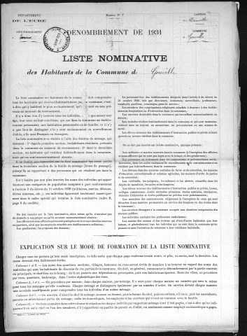 GOUVILLE 1931