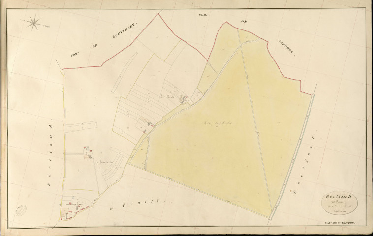 Sainte-Marthe. Section B _ des Pierrots _ 2e et dernière Feuille