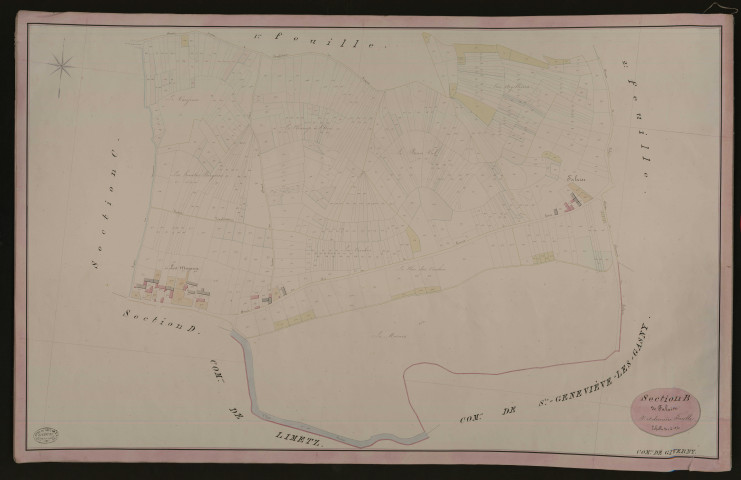 Giverny. Section B _ de Falaise _ 3e et dernière Feuille