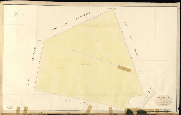 Futelaye (La). Section A _ de la Foret _ 4e et dernière Feuille