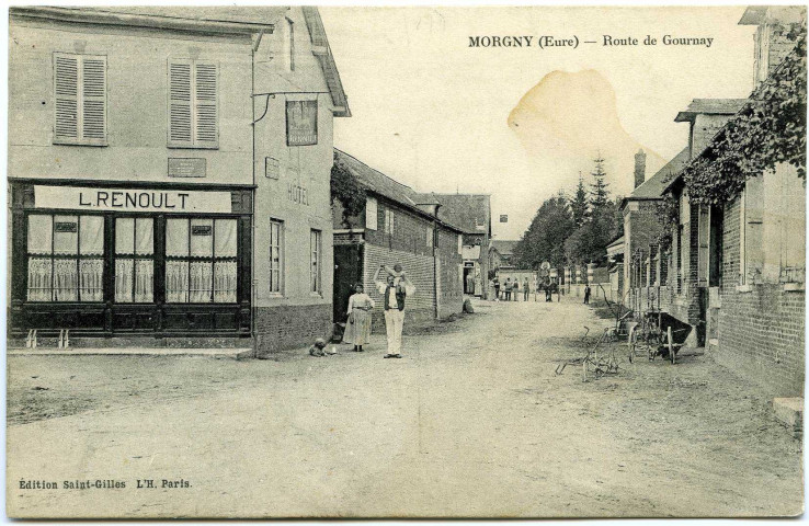 Morgny. Route de Gournay.