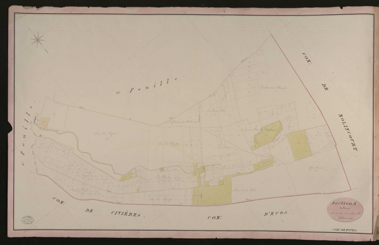 Fours-en-Vexin. Section A _ de Fours _ 4e et dernière Feuille