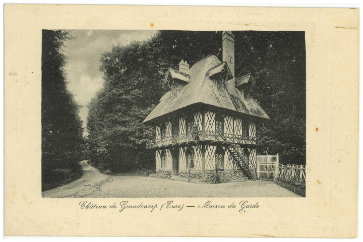 Grand-Camp. Château du Grancamp (Eure) - Maison du Garde.