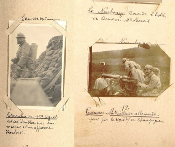 Soldats dans des tranchées