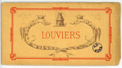 Louviers-Ville. Carte souvenir.