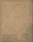 Miserey. Tableau d'assemblage _ du Plan Parcellaire de la Commune de Miserey _ Canton de Evreux Sud - Evreux - Eure. _ Terminé sur le Terrain le 13 Novembre 1845, sous l'administration de M. Zédé, Préfet _ M. Duhamel, Maire _ sous la Direction de M. Garnier, Directeur des Contributions directes _ M. Le Fébure, Géomètre en Chef. _ Par M. Renault, Géomètre de 1re classe.