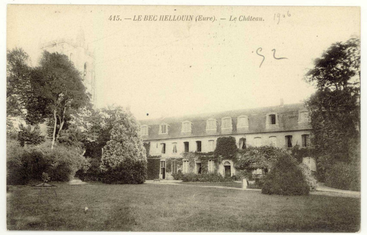 Bec-Hellouin (Le). Le Château.