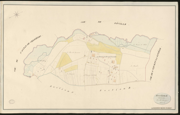 Trinité-du-Mesnil-Josselin (La). Section A _ de la Trinité _ feuille unique