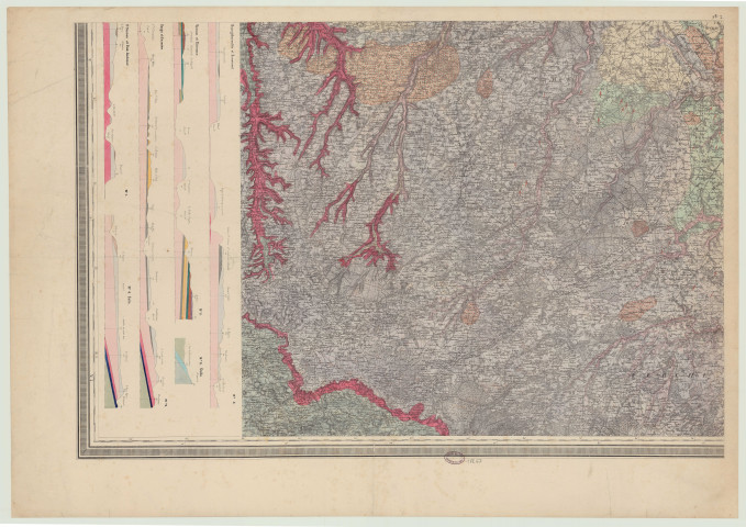 Carte géologique du département de l'Eure .. dressée par A. Passy ancien préfet Feuille 3