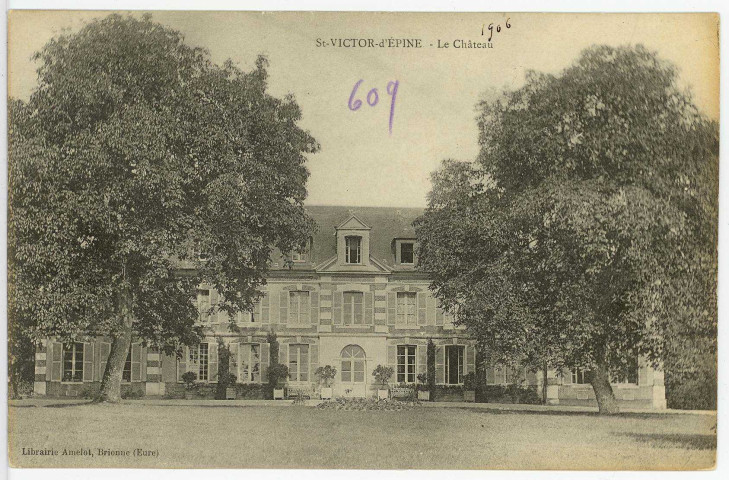 Saint-Victor-d'Epine. Le Château.