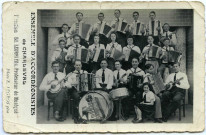 Charleval. Ensemble d'accordéonistes de Charleval. Direction ED. Legros fils, Professeur de Musique.