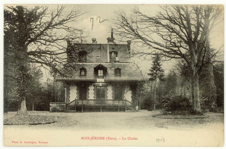 Bois-Jérôme-Saint-Ouen. Le Chalet.