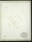 Appetot. Section A _ de l'Eglise _ Feuille Unique. Tableau d'assemblage _ du Plan Parcellaire de la Commune d'Appetot _ Canton de Montfort - Pontaudemer - Eure. _ Terminé sur le Terrain le 15 Novembre 1831, sous l'administration de Mr. A Passy, Préfet _ Mr. Hauttement, Maire _ sous la Direction de M.Marel, Directeur des Contributions directes _ M. Le Fébure, Géomètre en Chef. _ Par M. Charpentier, Géomètre de 1re classe.