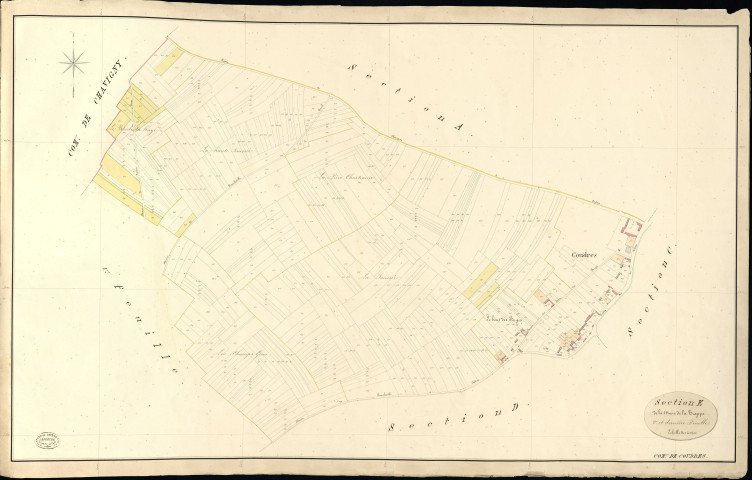 Coudres. Section E _ de la Mare de la Trappe _ 2e et dernière feuille