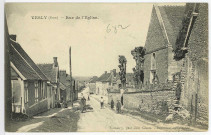 Vesly. Rue de l'Eglise.