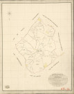 Epreville-en-Lieuvin. Tableau d'assemblage _ du Plan Parcellaire de la Commune d'Epreville _ Canton de St Georges-du-Vièvre - Pontaudemer - Eure. _ Terminé sur le Terrain le 21 Avril 1832 , sous l'administration de M. de Monicault, Préfet _ M. Vy, Maire _ sous la Direction de M.Garnier, Directeur des Contributions directes _ M. Le Fébure, Géomètre en Chef. _ Par M. Ledanois, Géomètre de 1re classe.