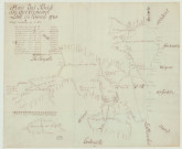 Vacherie-sur-Hondouville (La) – Heudreville - "Plan des bois de Quèvremont sur les paroisses de Heudreville et la Vacherie". *