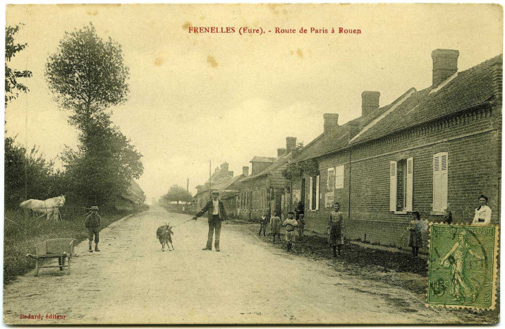 Boisemont. Frenelles. - Route de Paris à Rouen.