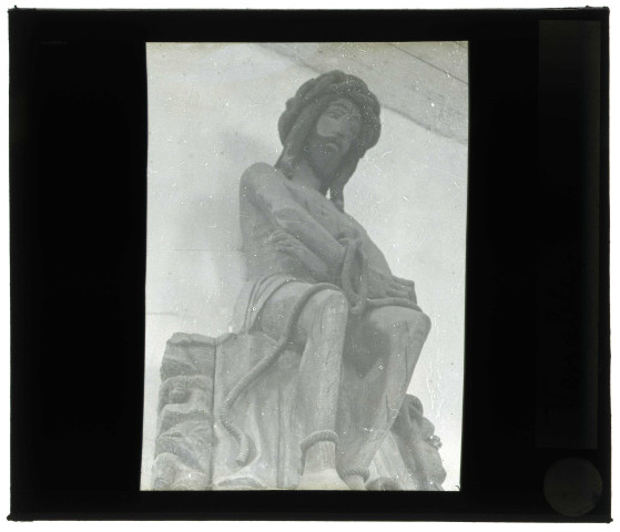Église de Venables (Eure), statue de "l'Ecce Homo".