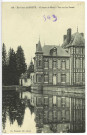 Saint-Georges-sur-Eure. Château de Motel - vue sur les Fossés.