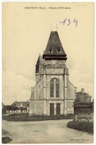 Chavigny. L'Eglise (XVIe siècle).