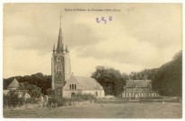 Fontaine-l'Abbé. Eglise et Château de Fontaine l'Abbé.