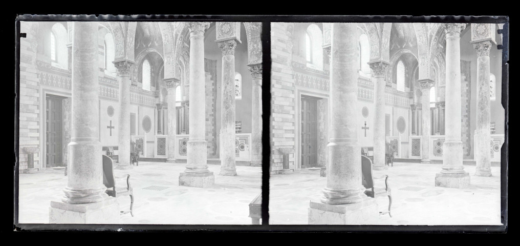 Intérieur de l'église de la Martorana à Palerme (Sicile, Italie)